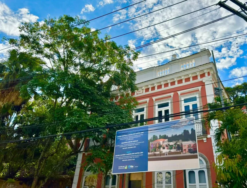 O Centro Cultura Laurinda Santos Lobo, em Santa Teresa, reabre nesta segunda-feira (23/12) - Divulgação/ Secretaria Municipal de Cultura