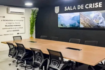 Central de Monitoramento de Câmeras é inaugurada no batalhão da Polícia Militar em Copacabana (Foto: Divulgação)