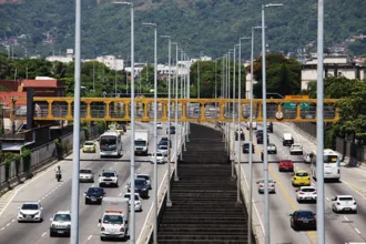 Linha Amarela - - Arquivo/Prefeitura do Rio