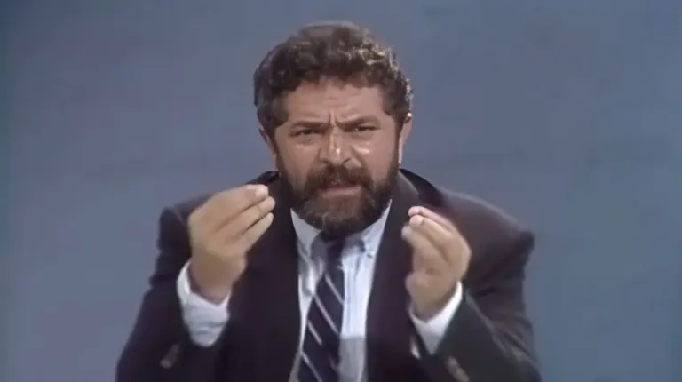 Luiz Inácio Lula da Silva (PT) em 1989 – Reprodução