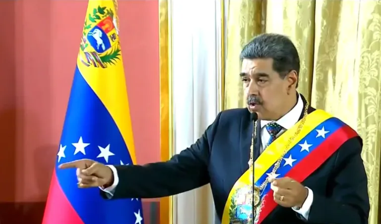 Caracas/Venezuela - 10/01/2025 - Presidente da Venezuela Nicolás Maduro faz seu discurso de posse no seu terceiro mandato . Foto: RS/Fotos Públicas