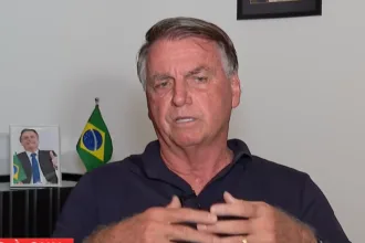 O ex-presidente Jair Bolsonaro em entrevista à CNN Brasil. Foto: reprodução