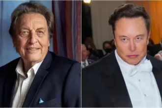 Errol Musk e seu filho Elon