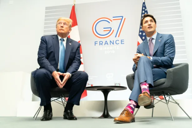 Donald Trump e Justin Trudeau - Foto: Shealah Craighead