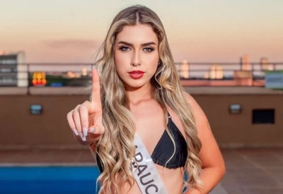 Modelo Gabrielly Vitória, de 19 anos, perdeu o título de Miss Araucária 2024. Foto: Reprodução