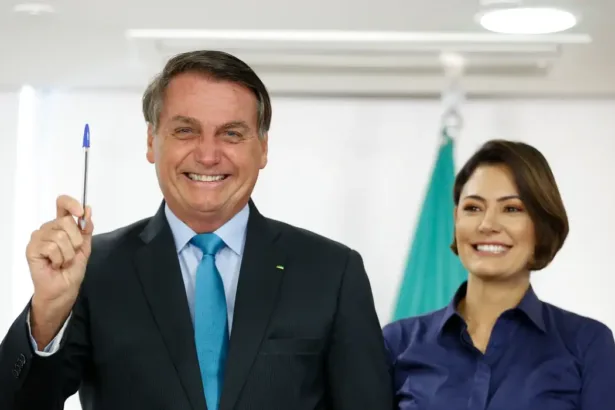 Jair e Michelle Bolsonaro - © Carolina Antunes/PR