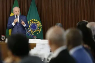 O presidente Lula durante Reunião Ministerial: . Foto: reprodução