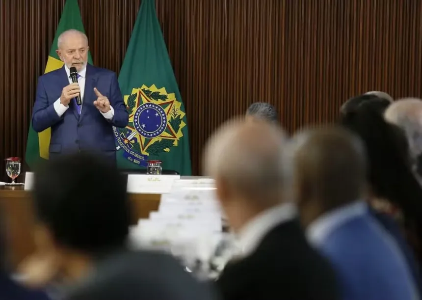 O presidente Lula durante Reunião Ministerial: . Foto: reprodução