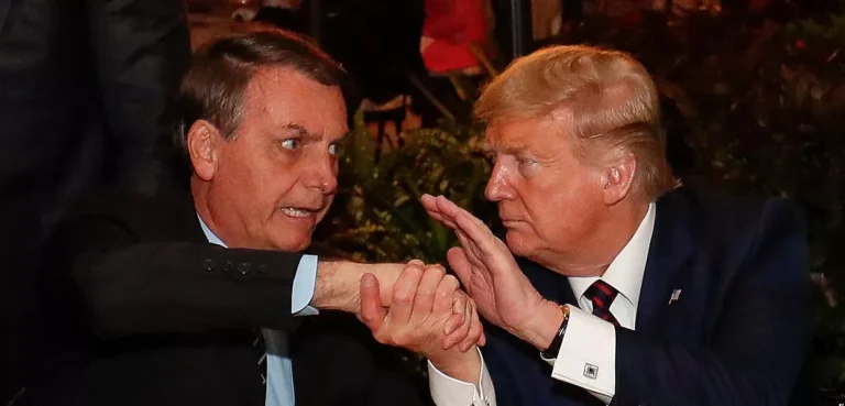 Jair Bolsonaro e Donald Trump (Foto: Alan Santos - PR)