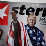 Trump faz gesto nazista na capa da revista alemã Stern