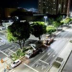 A Comlurb realizou 1.711 podas preventivas no trajeto dos carros alegóricos, da Cidade do Samba até o Sambódromo - William Werneck/Comlurb