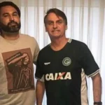 Léo Índio e seu tio, Jair Bolsonaro. Foto: Reprodução