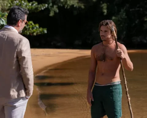 Molina (Rodrigo Lombardi) e Rudá (Nicolas Prattes) em 'Mania de Você' Imagem: Manoella Mello/Globo