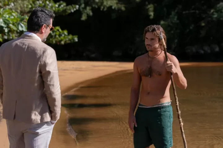 Molina (Rodrigo Lombardi) e Rudá (Nicolas Prattes) em 'Mania de Você' Imagem: Manoella Mello/Globo