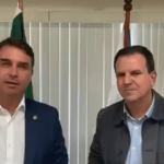 Flávio Bolsonaro e Eduardo Paes - Foto: Reprodução / Facebook