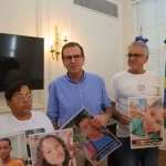 Após reunião com Eduardo Paes, Rio de Paz é autorizada a reinstalar fotos de crianças mortas por bala perdida na Lagoa — Foto: Divulgação