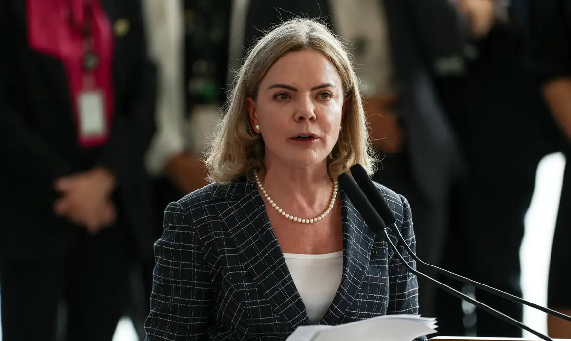 Gleisi Hoffmann - © Jose Cruz/Agência Brasil
