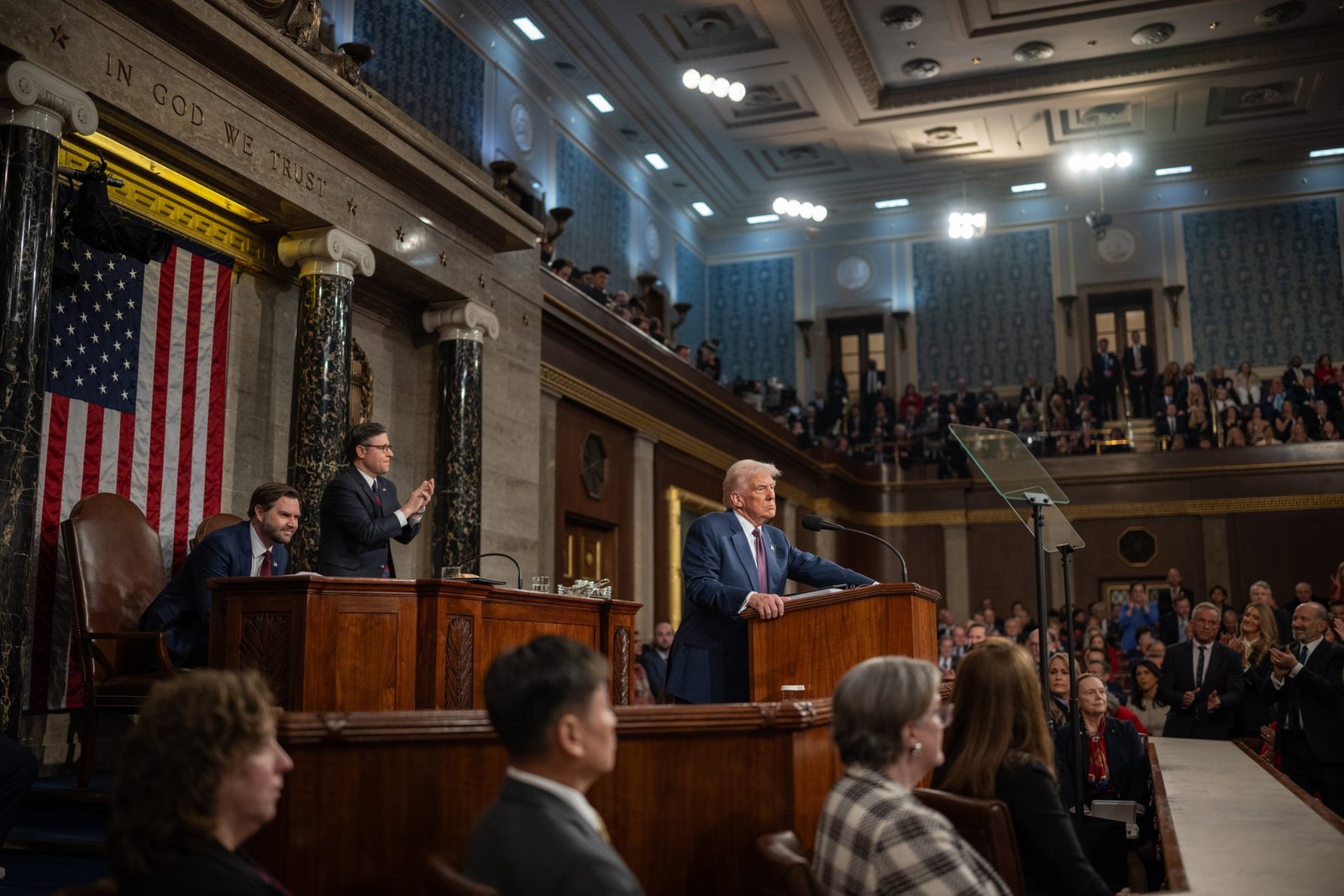 Washington/EUA - 04/03/2025 - Presidente Donald Trump discursa sobre seu governo no Congresso. Foto: @WhiteHouse/Fotos Públicas