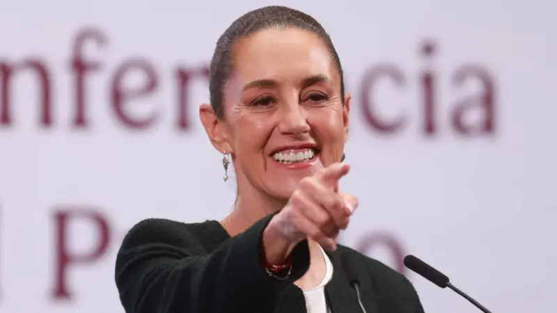 A presidente do Mèxico, Claudia Sheinbaum (Movimento Regeneração Nacional - Morena) | Foto: Getty Images