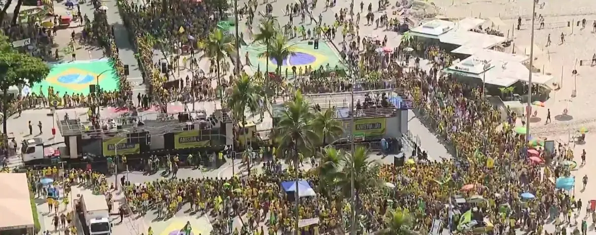 Flopado com força: Bolsonaro enfrenta baixa adesão em ato ‘Anistia Já’ no Rio