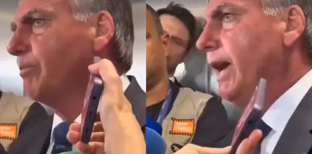 Jair Bolsonaro (PL): ex-presidente ataca ministro Alexandre de Moraes durante o intervalo do julgamento no STF. Foto: Reprodução