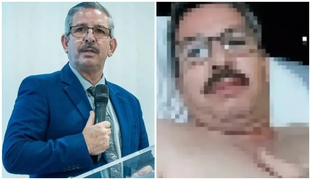 O pastor Riter José Marques de Souza teve imagens íntimas vazadas por amante. Foto: Reprodução