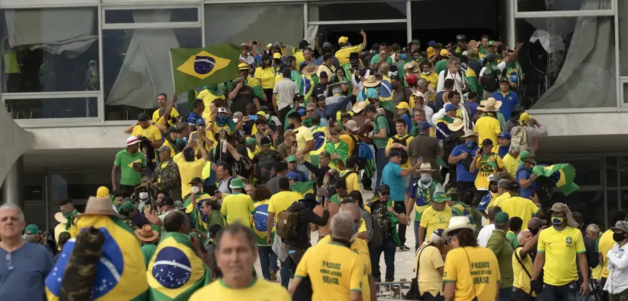 Atos golpistas de 8 de Janeiro de 2023 (Foto: Joedson Alves/Agencia Brasil)