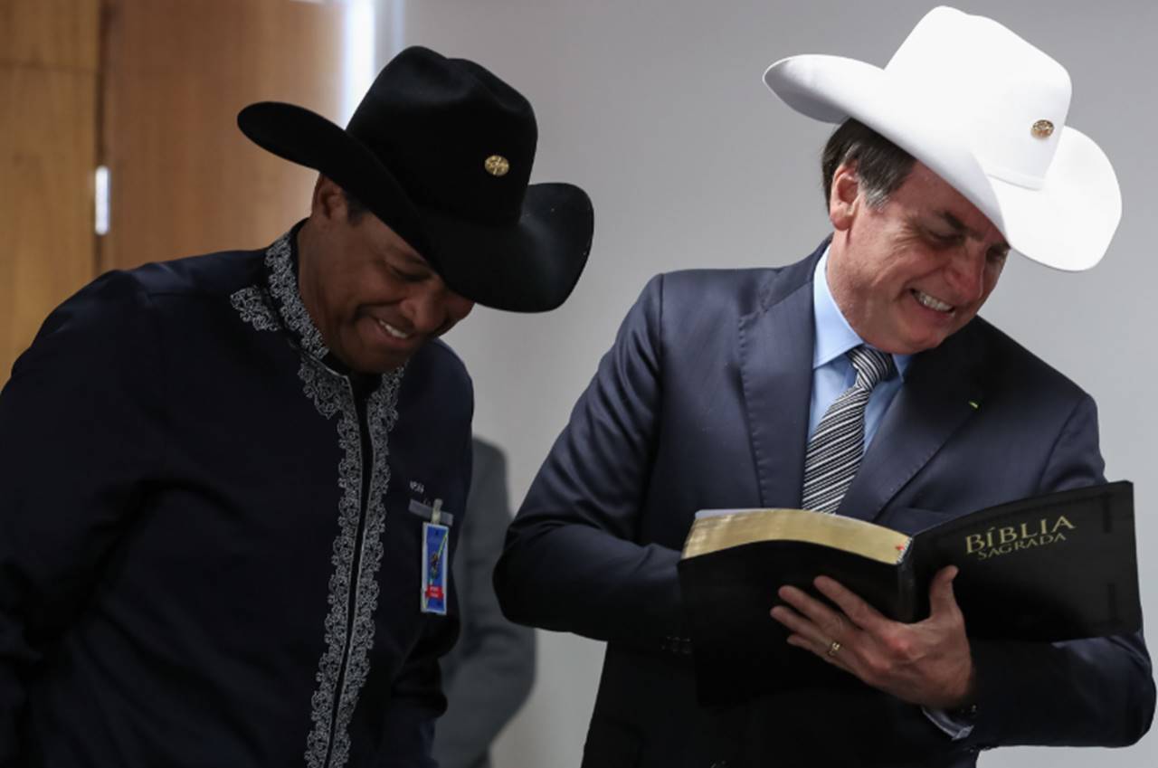Bolsonaro e Valdemiro Reprodução