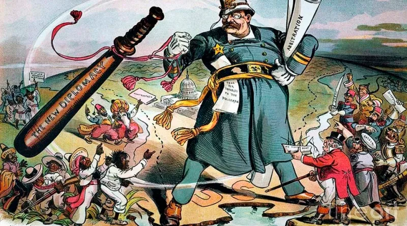 O retorno do grande porrete e dos tambores da guerra mundial