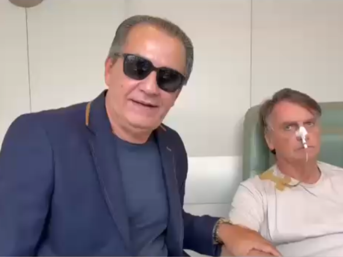 Silas Malafaia e Jair Bolsonaro: pastor afirmou que os remédios do ex-presidente na UTI podem afetar a mente. Foto: Reprodução