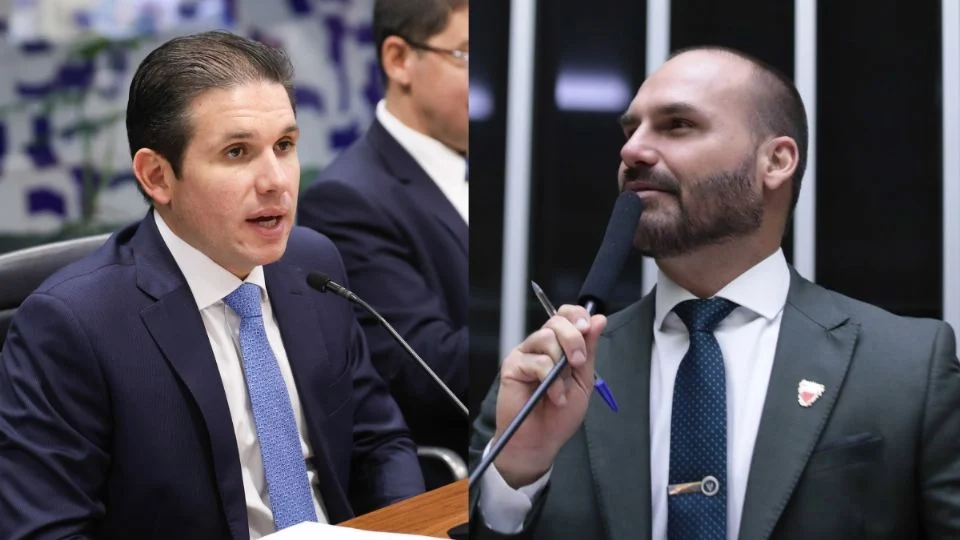Hugo Motta e Eduardo Bolsonaro