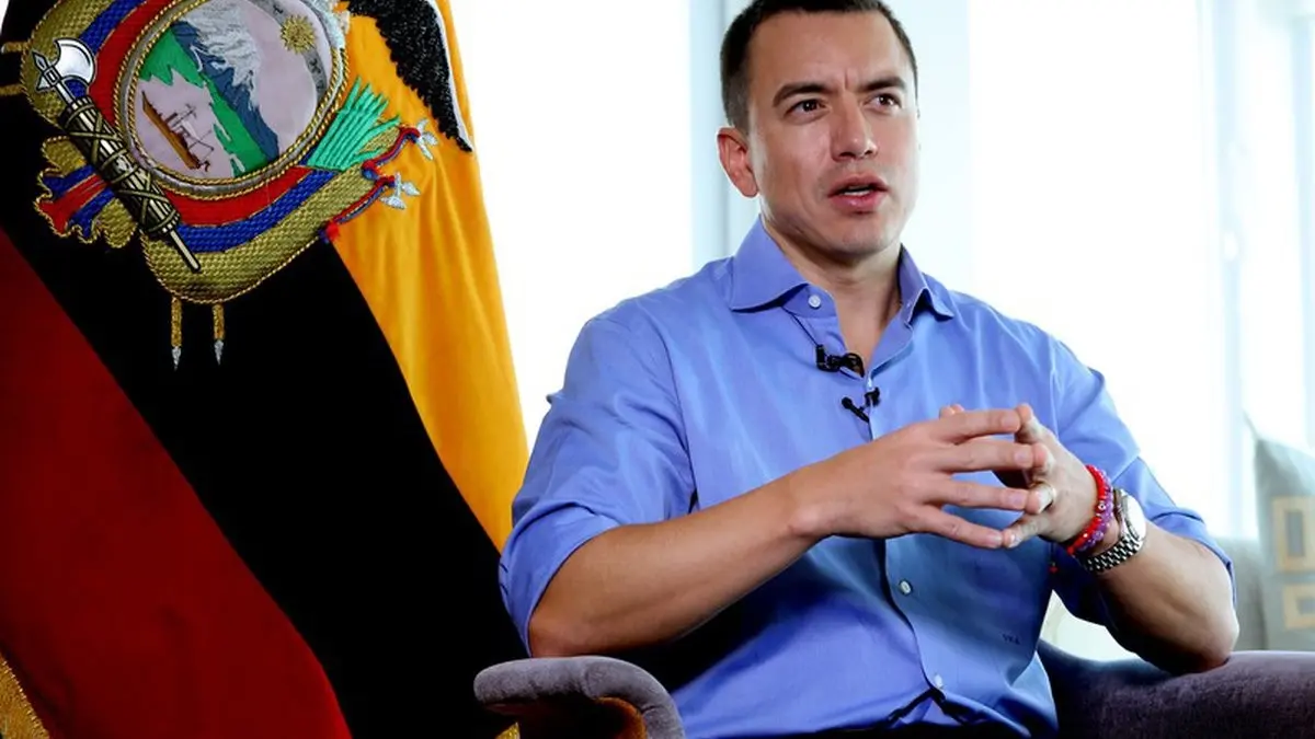 O presidente reeleito do Equador, Daniel Noboa – Divulgação