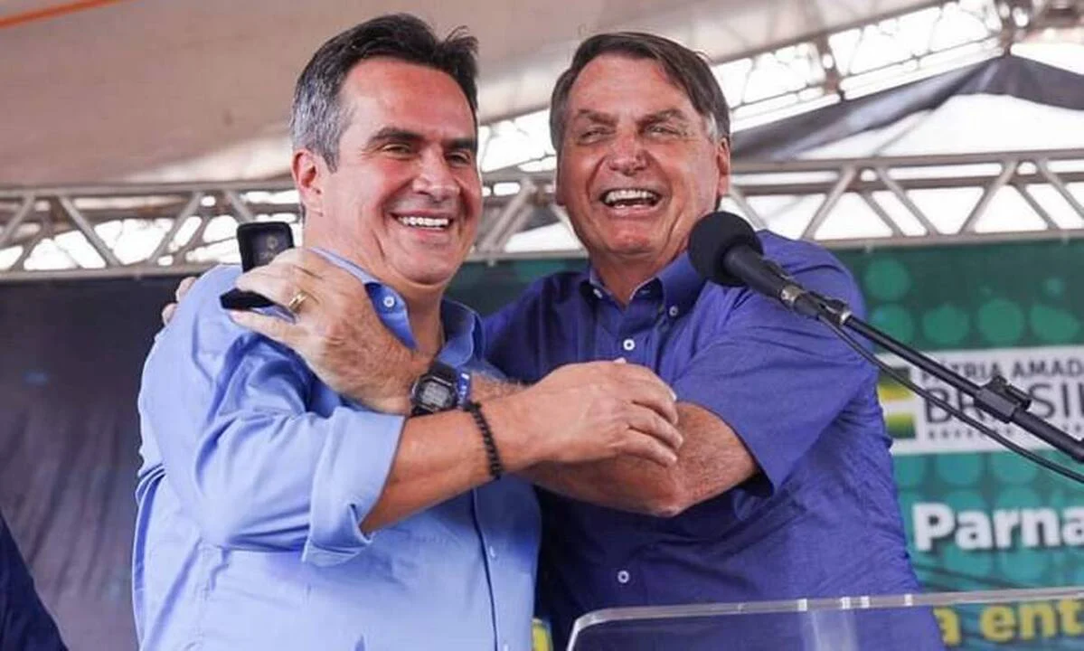 Ciro Nogueira e Jair Bolsonaro (PL): o senador prometeu desgastar o governo Lula durante uma reunião privada com investidores. Foto: Reprodução
