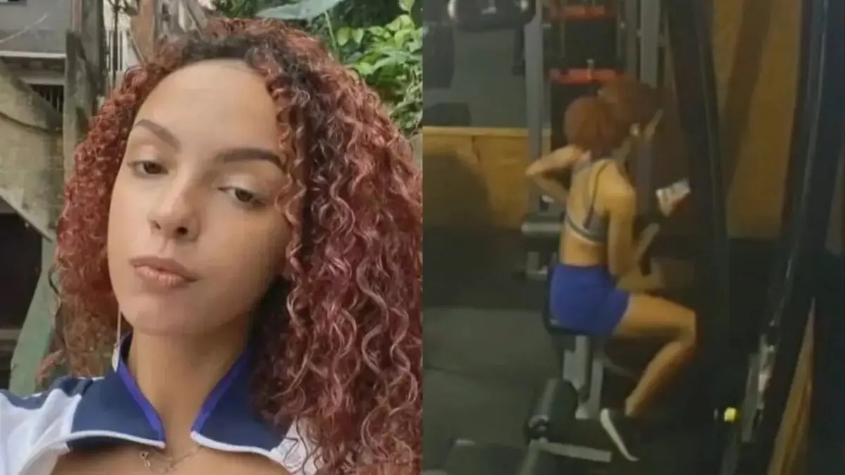 Dayane de Jesus na academia Forma Fitness. Foto: Divulgação