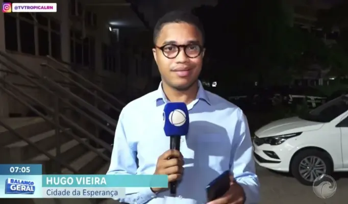 Hugo Vieira foi demitido da Tv Tropical e o motivo seria um elogio à governadora do RN nas redes sociais. Foto: Reprodução