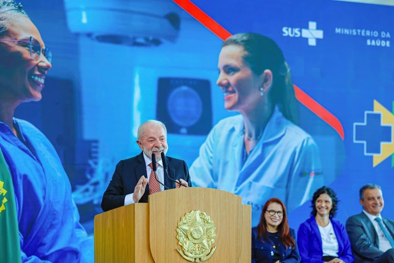 O presidente Lula durante o lançamento da iniciativa: "O povo tem pressa, a periferia tem pressa e as pessoas das cidades menores têm pressa". Foto: Ricardo Stuckert / PR