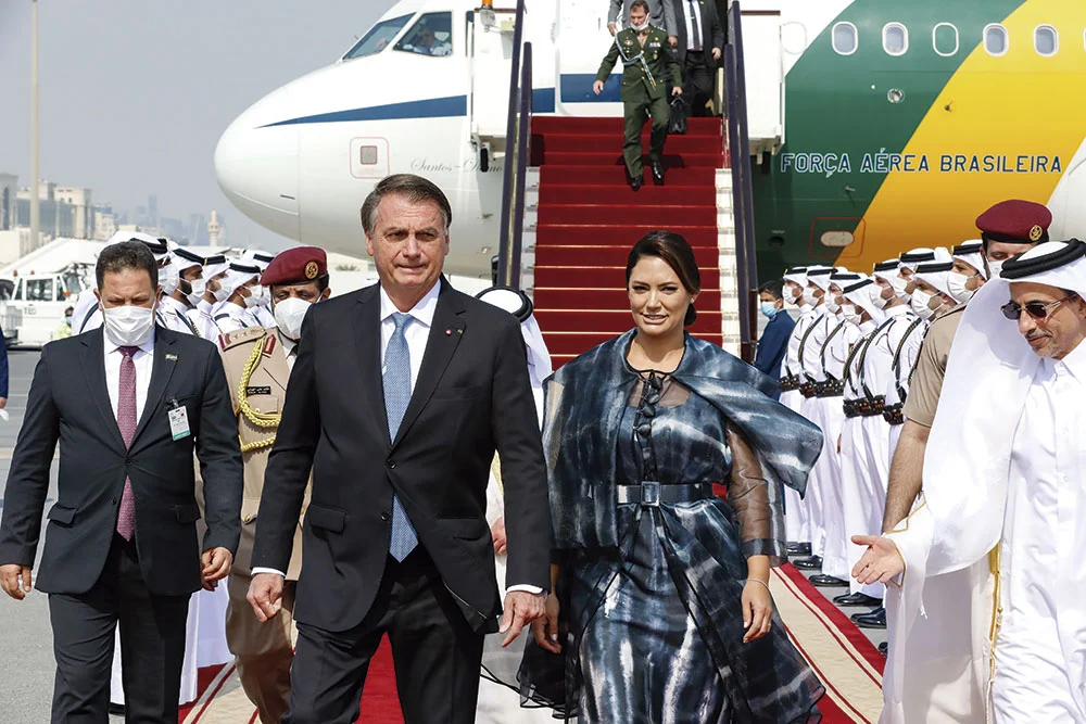 Jair Bolsonaro e Michelle - Isac Nóbrega/PR