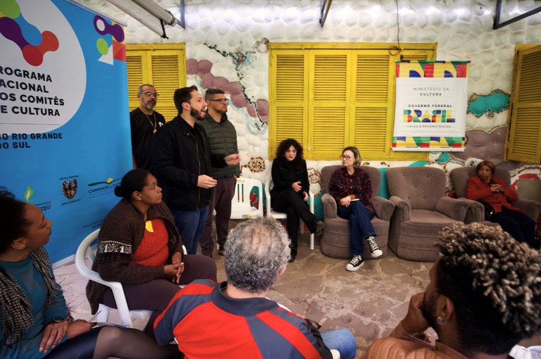 Porto Alegre: Ponto de Cultura Quilombo do Sopapo recebe visita de equipe do MinC