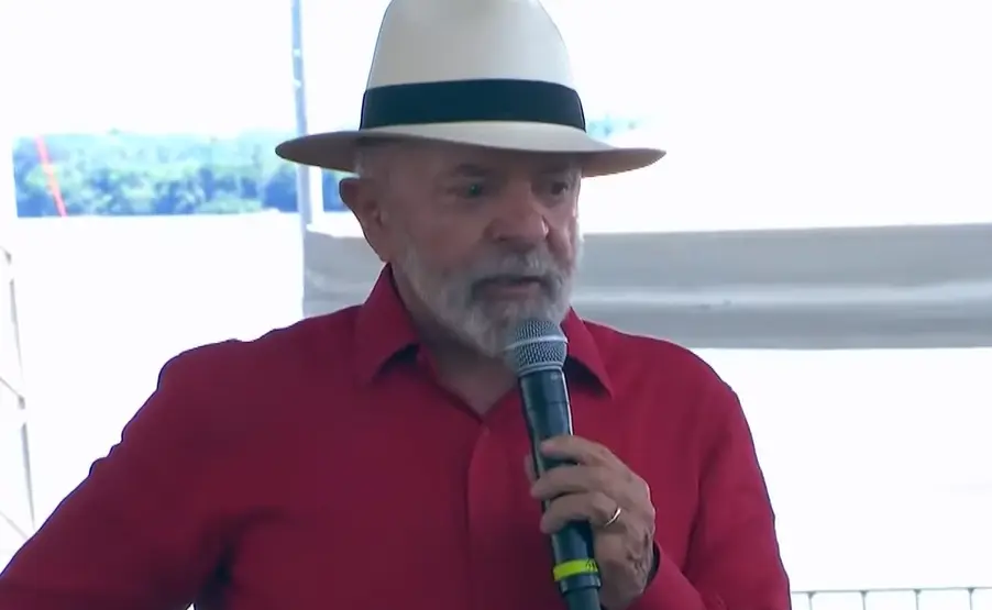 Lula durante evento em Tocantins. Foto: reprodução
