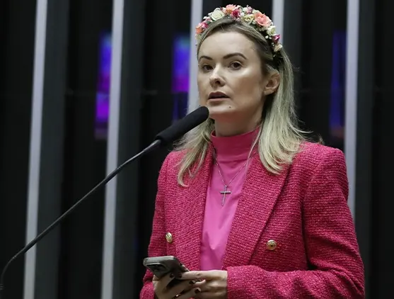 A Deputada Federal Julia Zanatta (PL -SC). Foto: Reprodução/ Câmara dos Deputados