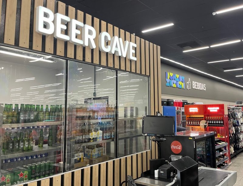 Unidade Prezunic Botafogo foi reinaugurada e ganhou uma beer cave - Divulgação