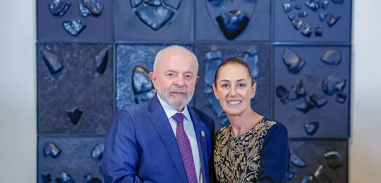 Lula e Claudia Sheinbaum - Foto: Ricardo Stuckert / PR