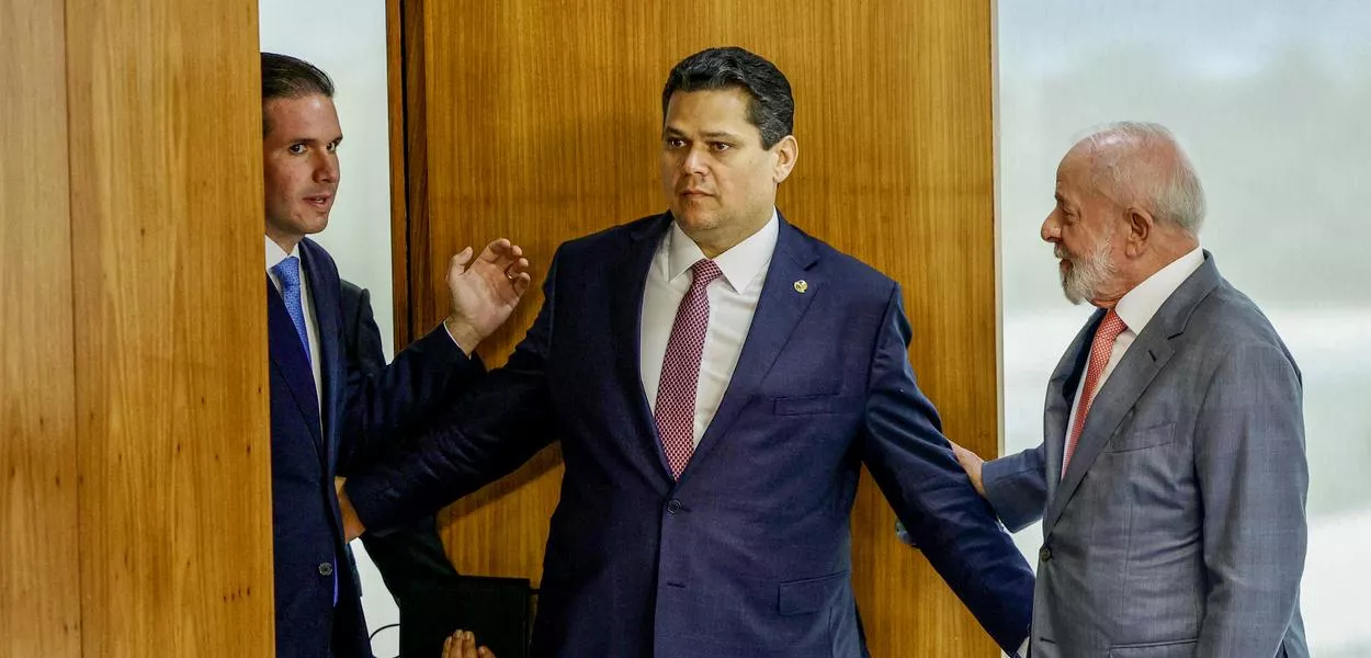 Hugo Motta, Davi Alcolumbre e Lula - Foto: Fabio Rodrigues-Pozzebom/Agência Brasil