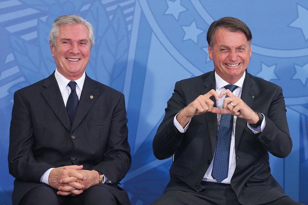 Fernando Collor e Jair Bolsonaro - Foto: ABr