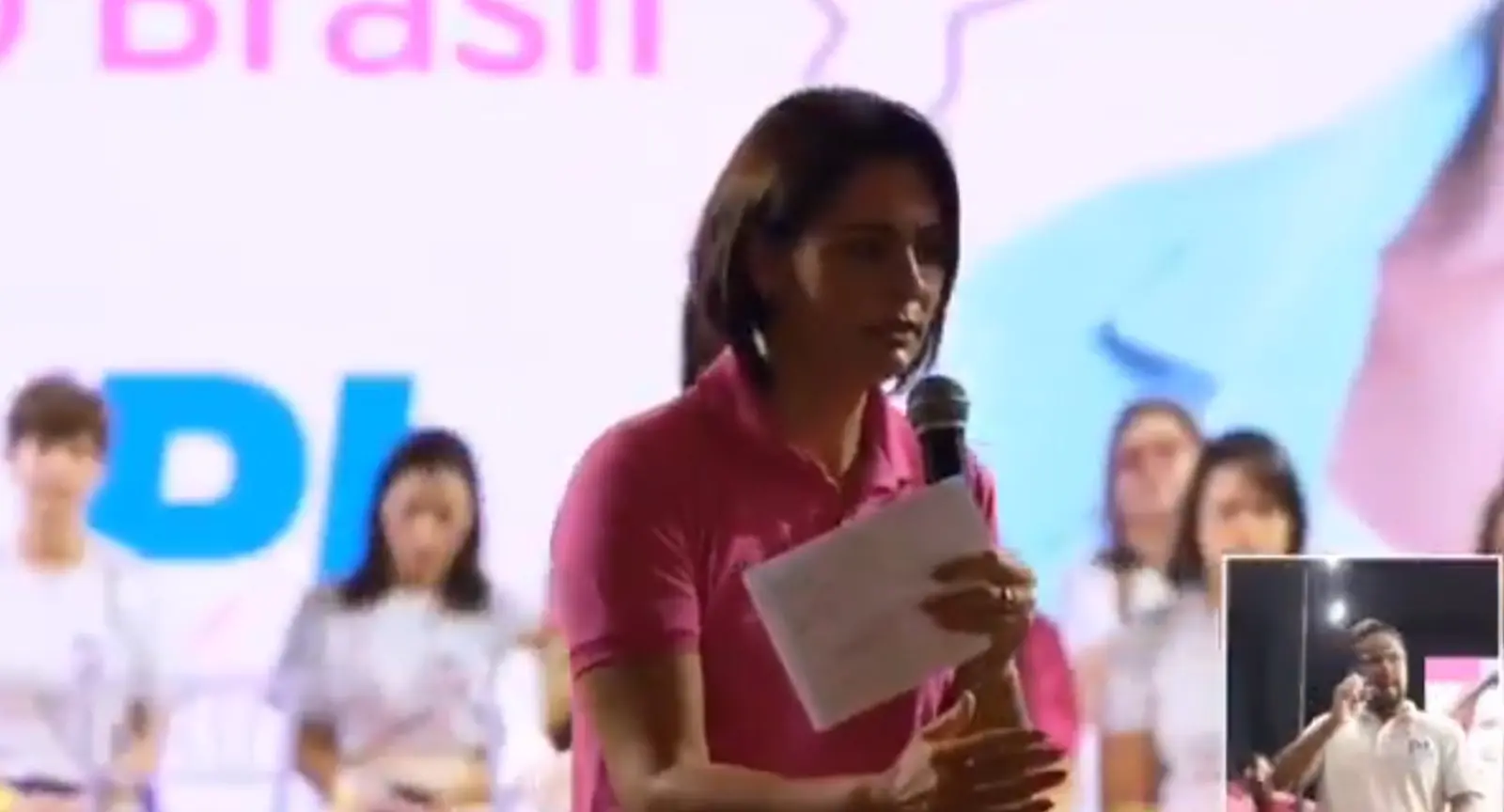 A ex-primeira-dama Michelle Bolsonaro – Foto: Reprodução