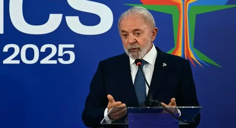 O presidente Lula durante entrevista. Foto: Divulgação