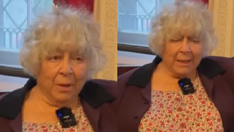 A atriz judaico britânica Miriam Margolyes. Foto: Reprodução/x