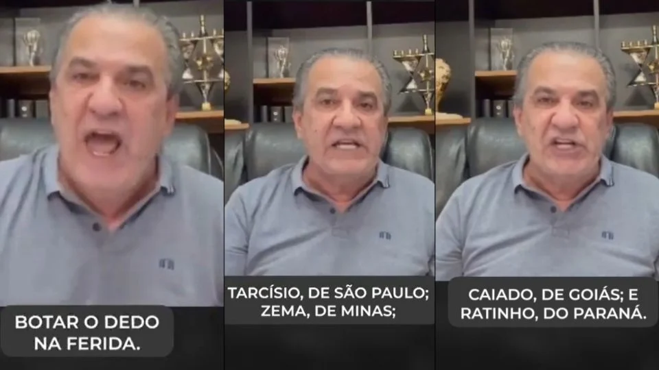 O pastor Silas Malafaia ataca governadores bolsonaristas. Foto: Reprodução