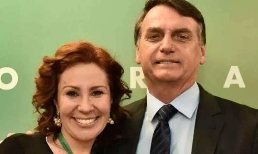 Carla Zambelli e Jair Bolsonaro