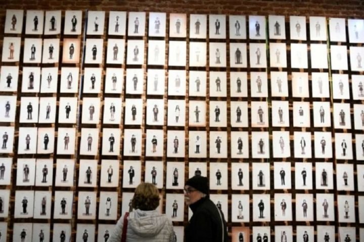 Parte da exposição “Memórias Encontradas: entre a solidariedade e a perseguição”